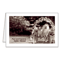 Gettin' Hitched Printable Wedding & Engagement Congratulations Cards