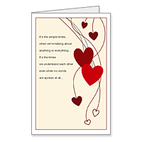 I'm So Happy We're Together Printable Romantic Valentines Day Cards