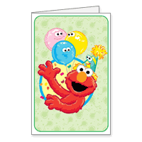 Elmo on Elmo Says Happy Birthday Printable Just For Kids Birthday Cards