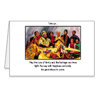 Joy to You! Printable Kwanzaa Cards