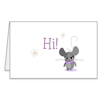 Mother's Day Printable Card: Cute Mouse
