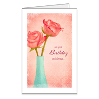 Happiness Blooms Printable Birthday Cards for Her