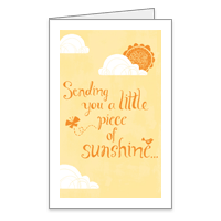 A Little Sunshine Printable Get Well Cards for Anyone