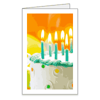 Slice of Happy Printable Birthday Cards for Anyone