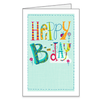 B-Day Wishes Printable Birthday Cards for Anyone