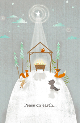 &quot;Peace on Earth&quot; | Christmas Printable Card | Blue Mountain eCards