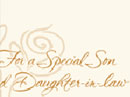 Joy for Son and Daughter-in-Law Anniversary eCards