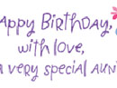 Aunts Are Special People Birthday eCards