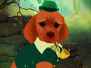 Cute Irish Pup (Interactive Click-Thru) St. Patrick's Day eCards