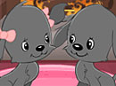 Cuddly Puppies Valentine's Day eCards