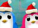 Caroling Penguins<br>(Personalized) Christmas eCards