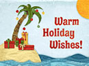 Hawaiian Christmas<br>(Fun Song) Christmas eCards