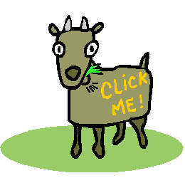 Goat chewing grass