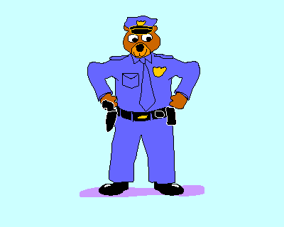 police officer bear