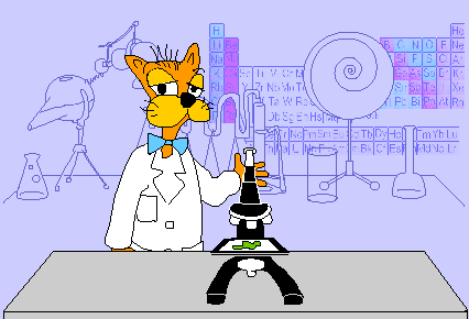 a scientist sees a mole