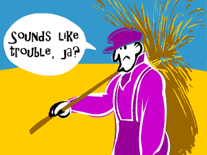 A mild-mannered farmer