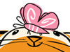 Kitten and Butterfly  -- Free Just Because Anyone, Screensavers from American Greetings
