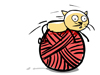 Kitten and Yarn  -- Free Funny Animal, Screensavers from American Greetings