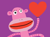 Love Monkey  -- Free Monkey, Animal Desktop Wallpapers from American Greetings