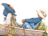 Boating  -- Free Traditional Holly Hobbie, Desktop Wallpapers from American Greetings