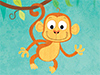 Monkey Around  -- Free Monkey, Animal Desktop Wallpapers from American Greetings