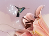 Hummingbird Visit  -- Free Trendy, Desktop Wallpapers from American Greetings