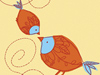 Two Birds -- Free Cute Cartoon wallpapers -- Yahoo! Greetings wallpapers