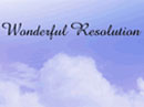 A Wonderful Resolution New Year's Day eCards