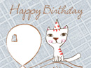 Singing Birthday Kitty Birthday eCards
