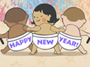 Dancing<br>New Year Babies New Year's Day eCards