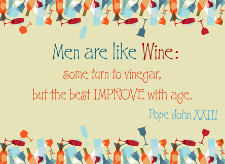 Men Are Like Wine