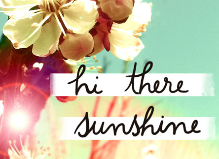 Hello, Sunshine!