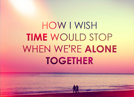 When We're Alone