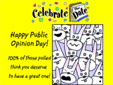 7/24 Opinion Day celebrate the date ecards