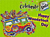 8/15 Woodstock Day celebrate the date ecards