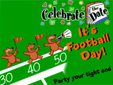 9/3 Football Day celebrate the date ecards