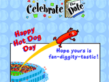 9/9 Hot Dog Day celebrate the date ecards