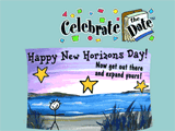 9/25 New Horizons celebrate the date ecards