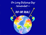 10/18 Long Distance Day celebrate the date ecards