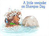 10/20 Shampoo Day celebrate the date ecards