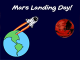 12/2 Mars Landing Day celebrate the date ecards