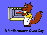 12/6 Microwave Oven Day celebrate the date ecards