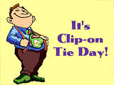 12/13 Clip-on Tie Day celebrate the date ecards
