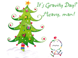 12/25 Gravity Day celebrate the date ecards