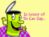 1/19 Tin Can Day celebrate the date ecards