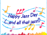 1/30 Jazz Day celebrate the date ecards