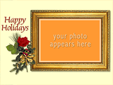 Happy Holidays<br>Add-a-Photo christmas ecards