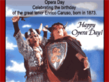 2/25 Opera Day celebrate the date ecards