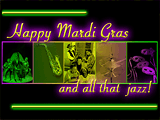 All That Jazz mardi gras ecards