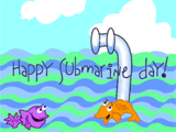3/17 Submarine Day celebrate the date ecards